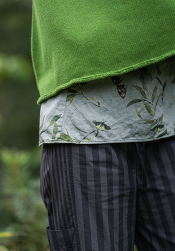 Montage pant grey cotton stripes