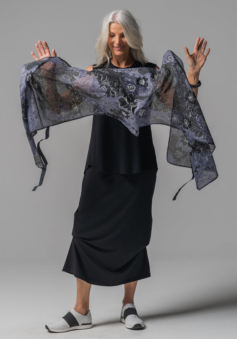 silk cotton scarves, australian made scarf
