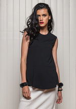 Nancy top Black | Bamboo Jersey Fashion | 100% Made in Australia 
