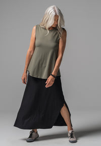 bamboo wear, mature women's clothing, loose top styles