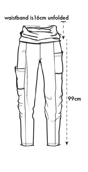 Nellie pant black bamboo