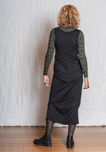 merino clothing Australia, black woolen skirt Australian made