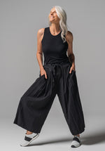 womens clothing online australia, black paperbag waist pant