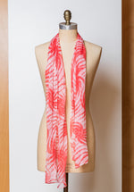 Swirly silk scarf
