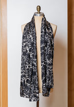 Sihouette silk scarf