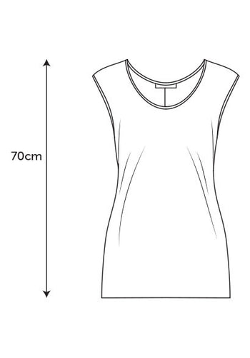 Slant top black superfine cotton