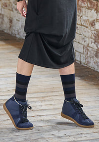 womens bamboo socks striped Australia