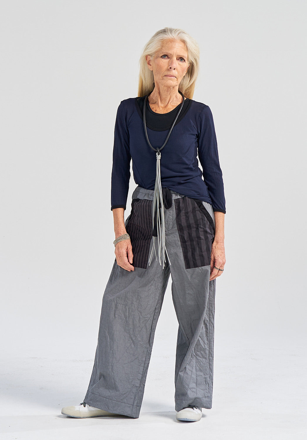 blue cotton tops online, ethical clothing Australian made