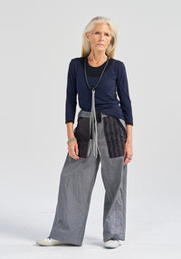 blue cotton tops online, ethical clothing Australian made