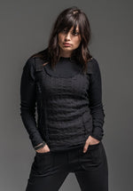 australian made womenswear online, black linen vest