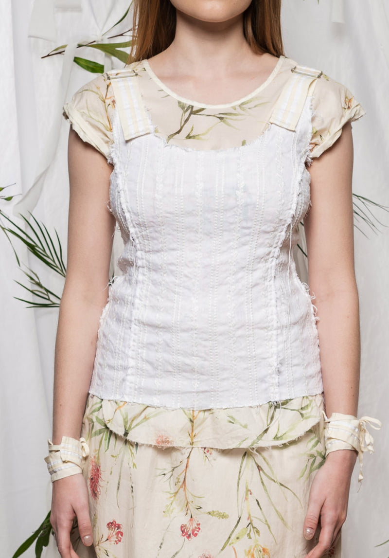 embroidered linen vest Australia, womens fashion online