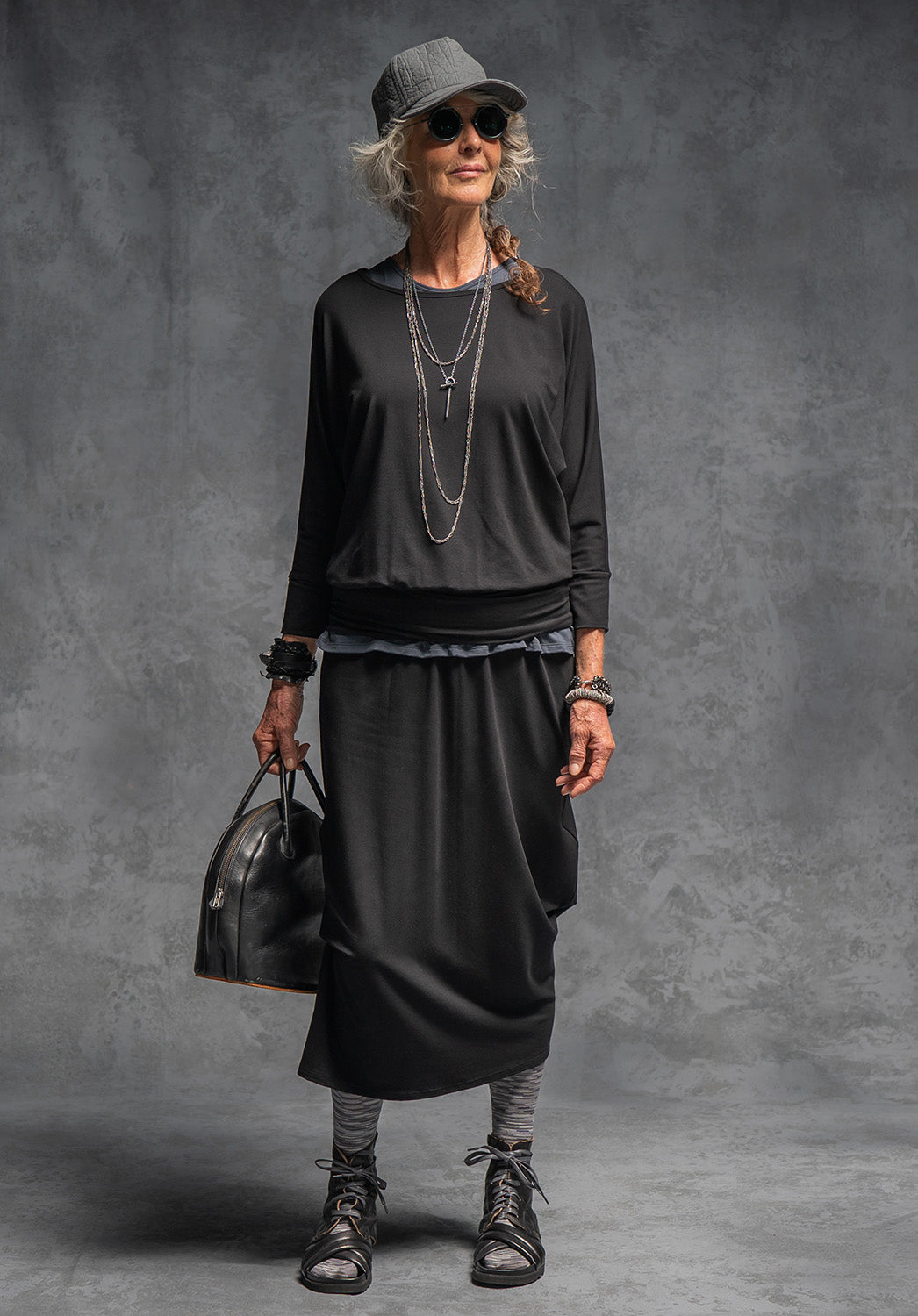 Leanne Top Black Bamboo