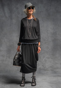 Leanne Top Black Bamboo