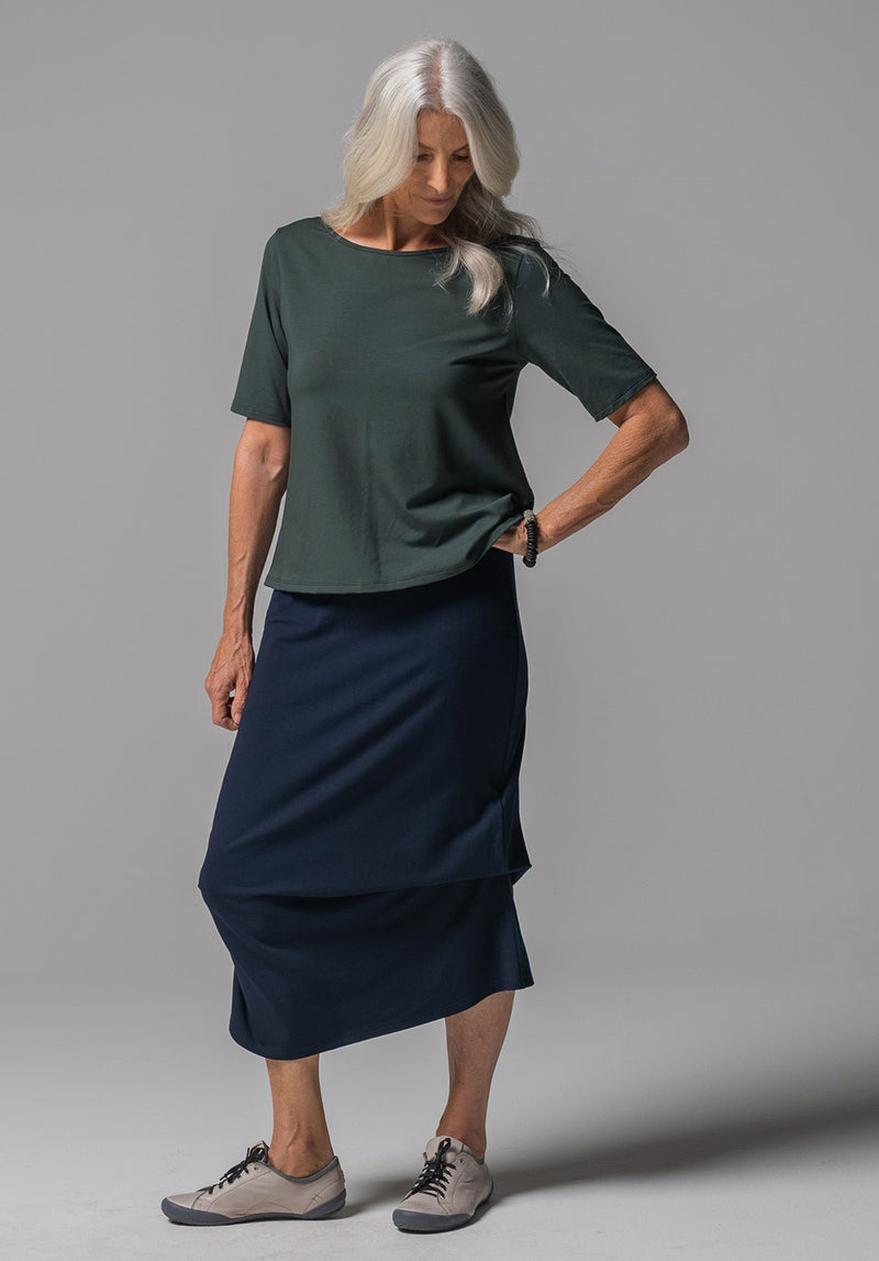 bamboo skirts AU, blue skirt womens clothing online Australia