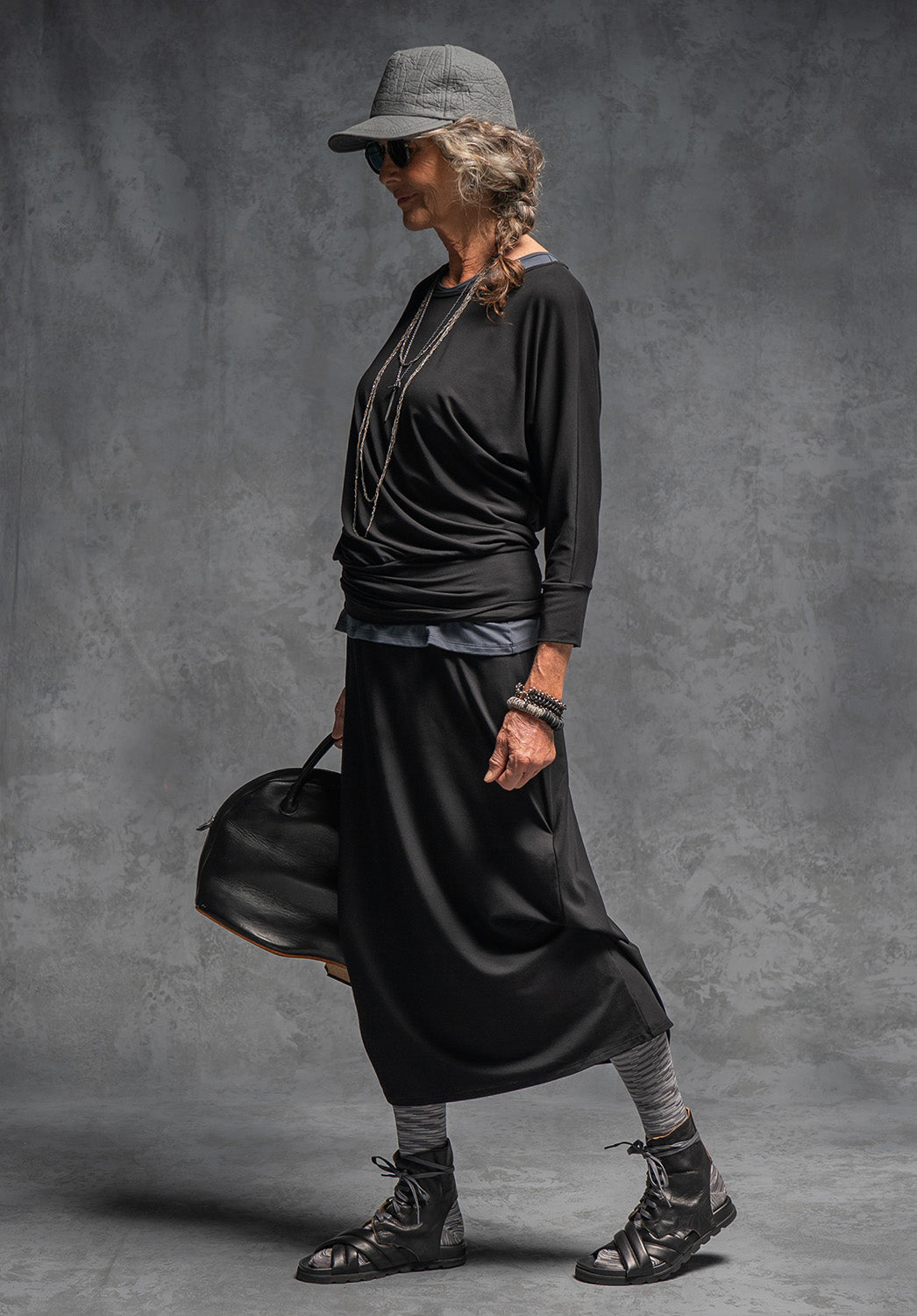 Leanne Top Black Bamboo