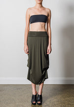 Thea skirt olive | Bamboo Jersey Fashion | Sustainable Clothing