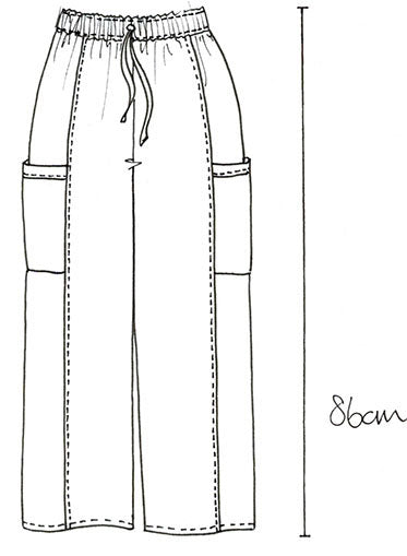 Montage pant grey cotton stripes