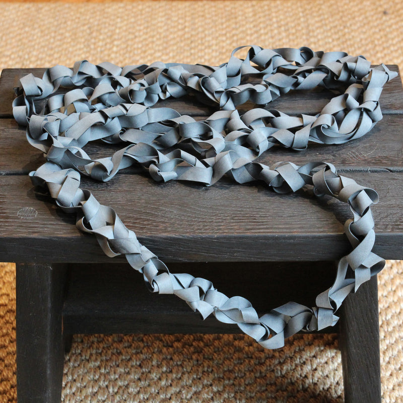 Wide Rubber Chaotic Necklace