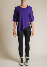 Dana top purple | Australian Made Bamboo Clothing