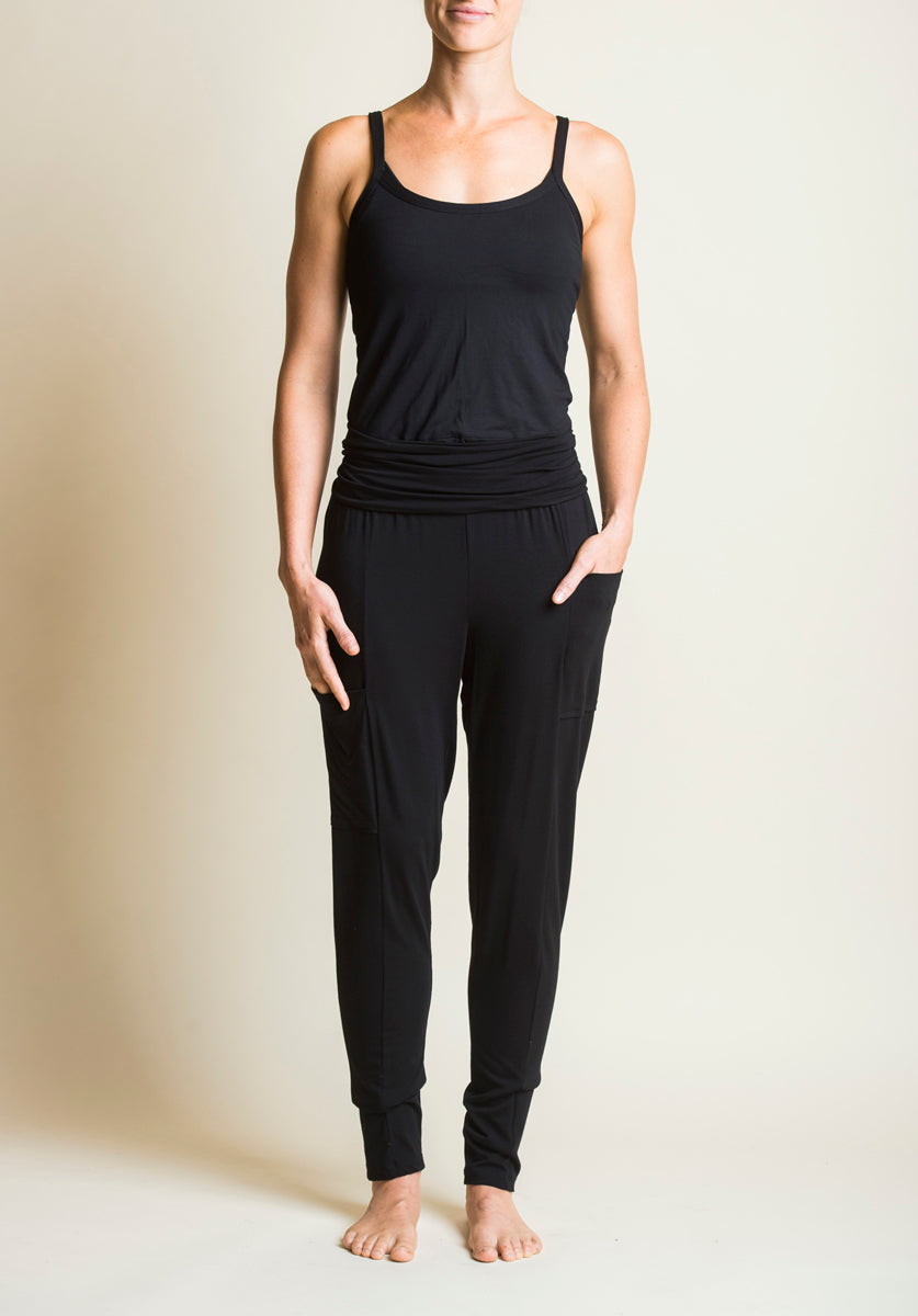 nellie pant black, ethical fashion australia, track pants womens, boutique loungewear, australian fashion designer, loungewear designer australia sustainable fashion online, 