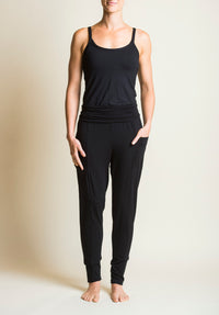 nellie pant black, ethical fashion australia, track pants womens, boutique loungewear, australian fashion designer, loungewear designer australia sustainable fashion online, 